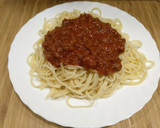 Foto del paso 5 de la receta: Espaguetis con salsa de tomate y soja