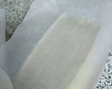 A picture of step 5 of Coconut Gulkand Burfi.