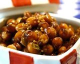 A picture of step 8 of Chickpeas & Black Eyed Peas in Honey Balsamic Sauce.