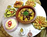 صورة لخطوة 1 من وصفة ارز بسمتي بي لحم الخروف