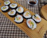 Foto do passo 1 de Temakis e Rolinhos de Salmão e Abacate com Queijo-creme e Cebolinho (Sushi)