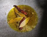 A picture of step 1 of Chicken Curry.