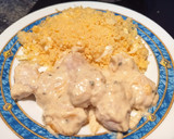 Foto del paso 4 de la receta: Solomillos de pollo en salsa de nata y mostaza con cous-cous