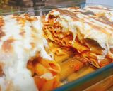 Foto del paso 11 de la receta Macarrones al horno entre capas de berenjenas con abrigo y queso