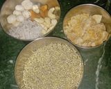 A picture of step 1 of Bajra Kheer.