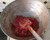 A picture of step 7 of Beetroot Halwa.