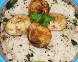 ஜீரா ரைஸ் வித் 🥚எக் மசாலா ஃப்ரை ரெசிபி ஸ்டேப் 3 புகைப்படம்