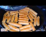 صورة لخطوة 4 من وصفة اصابع الجلاش بحشوه الكنافه