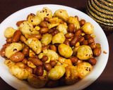 A picture of step 3 of Farali chatpata makhana.