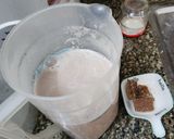 Hình bước làm 4 của món Sữa đậu đen + óc chó + hạnh nhân🍶🍶🫘🫘