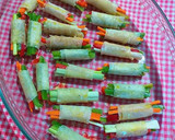 Foto del paso 5 de la receta: Rollitos crujientes de masa filo árabe con cuatro vegetales