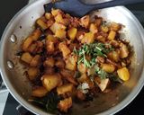 A picture of step 4 of Yellow pumpkin Fenugreek seeds sprouts subji.