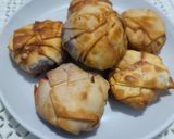 Foto langkah ke 5 dari resep Pangsit Isi Ubi Ungu Keju (Frozen).