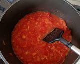 Foto del paso 2 de la receta: Sopaeo de tomate con huevos escalfados y pimiento