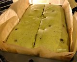 A picture of step 12 of Matcha Red Bean Pound Cake.