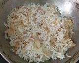 A picture of step 2 of Butter Garlic Rice.