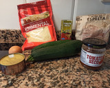 Foto del paso 1 de la receta: Pizza con base de calabacín en Airfryer
