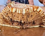 Foto del paso 8 de la receta: Torta "tortuga" rellena de helado de chocolate 🐢 Postre helado 🐢
