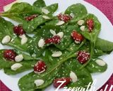 A picture of step 4 of Strawberry, Spinach and Almond Salad.