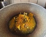 Une image de l'étape 4 de Curry de Blettes.