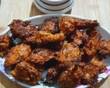 A picture of step 4 of Chinese pakoda.