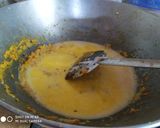 A picture of step 3 of Malai prawn.