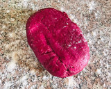 A picture of step 10 of Beetroot chapati.