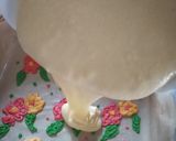 A picture of step 11 of Firni stuffed Rice flour Deco roll cake.