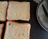 A picture of step 3 of Pizza hidden in sandwich.
