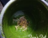 A picture of step 2 of Coriander Pesto.