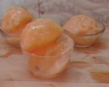 A picture of step 6 of Muskmelon Sorbet.