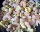 Foto del paso 1 de la receta Corazones de alcachofa con gambas al ajillo🦐💚
