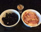 A picture of step 1 of Bittersweet Bacon and Prune Snacks.