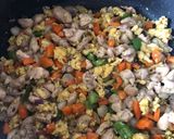 A picture of step 9 of Mixed fried rice.