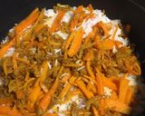 عکس مرحله 6 از دستور هویج پلو با سویا(گیاهی)🥕🥕🧅🥘🥘
