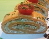 Foto del paso 16 de la receta Brazo salado con crema de queso y nueces