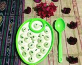A picture of step 10 of Suji Ras Malai.