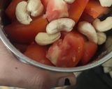 A picture of step 3 of Shahi paneer.