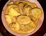 A picture of step 7 of Banana Potato Mixed Curry Village Style.