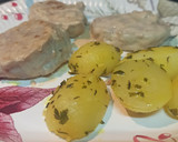 Foto del paso 5 de la receta: Solomillo en salsa de turrón con guarnición de patatas