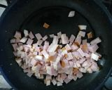 Foto del paso 2 de la receta: Ensalada de espinacas con tocino