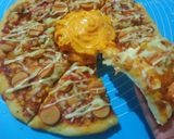 Foto langkah ke 5 dari resep Pizza Cheese Volcano No ulen.