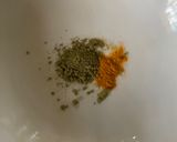 A picture of step 1 of Protein packed Breakfast - no fire recipe.