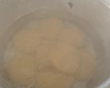 A picture of step 4 of Dal Bati Churma with pickled onions.