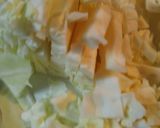 A picture of step 3 of Fried Sausage and Cabbage.