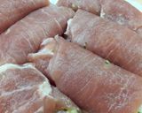 Brokkolival, juhtúróval, sonkával és sajttal töltött sertéskaraj recept fázis 8 fotója