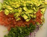 A picture of step 1 of Spicy veggie nachos.