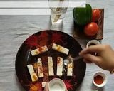 A picture of step 2 of Chickpea stuffed kebab in roasted gravy.
