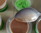 Foto langkah ke 4 dari resep Puding Lumut Cokelat.