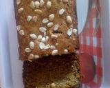 A picture of step 14 of #bakeabread# Banana bread with groundnut topping.